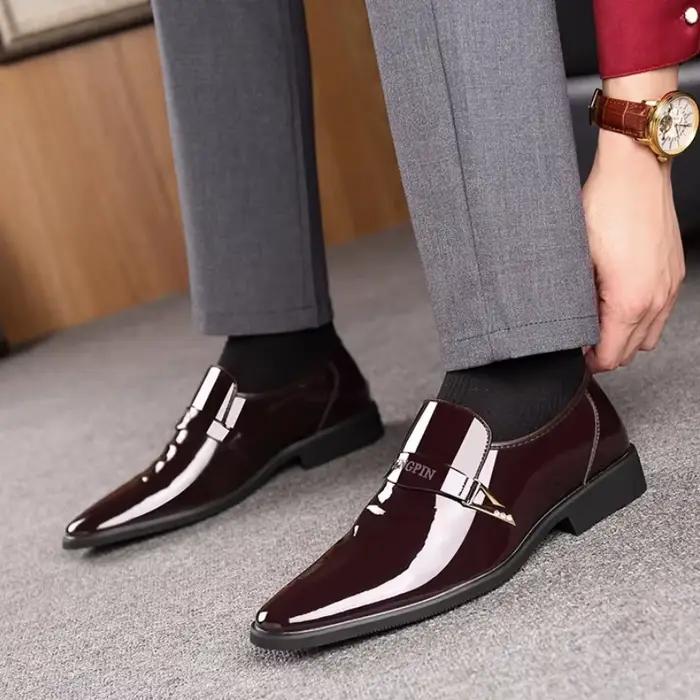 2025 chaussures en cuir pour hommes