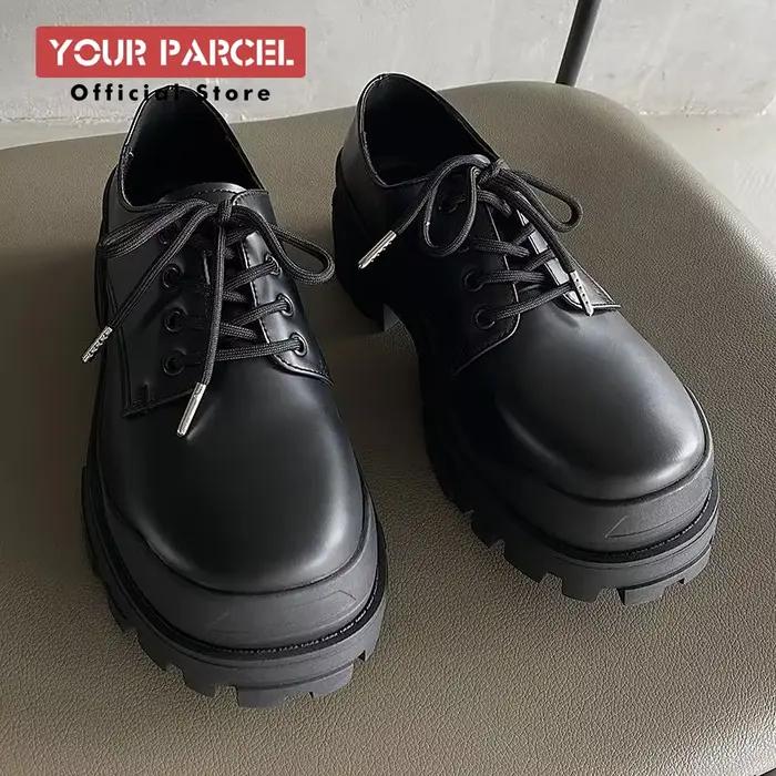 Chaussures Derby à semelle optique parisienne pour hommes