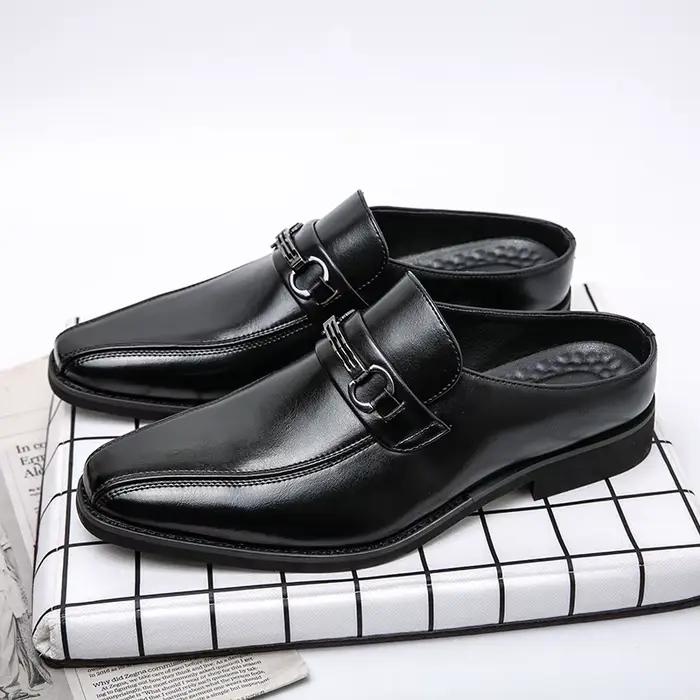 Mocassins en cuir pour hommes 2026 – Chaussures décontractées respirantes à enfiler