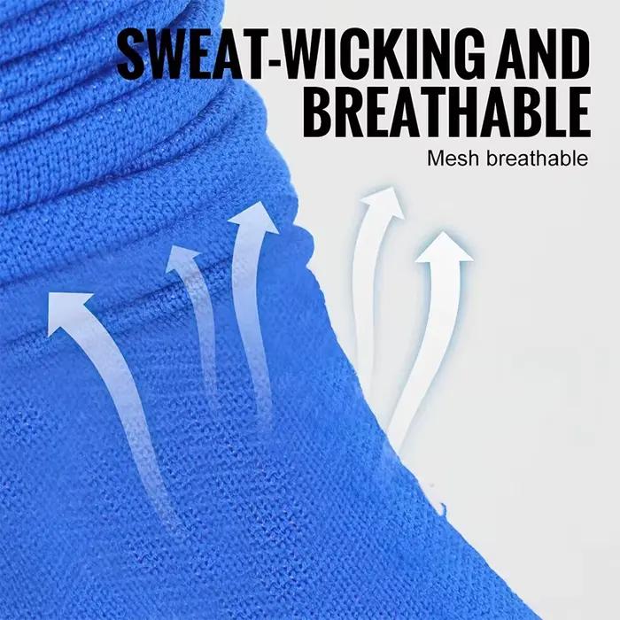 Chaussettes de compression sportives, absorbant les chocs, antidérapantes, pour varices, absorbant l'humidité et la transpiration, pour la course à pied et le cyclisme