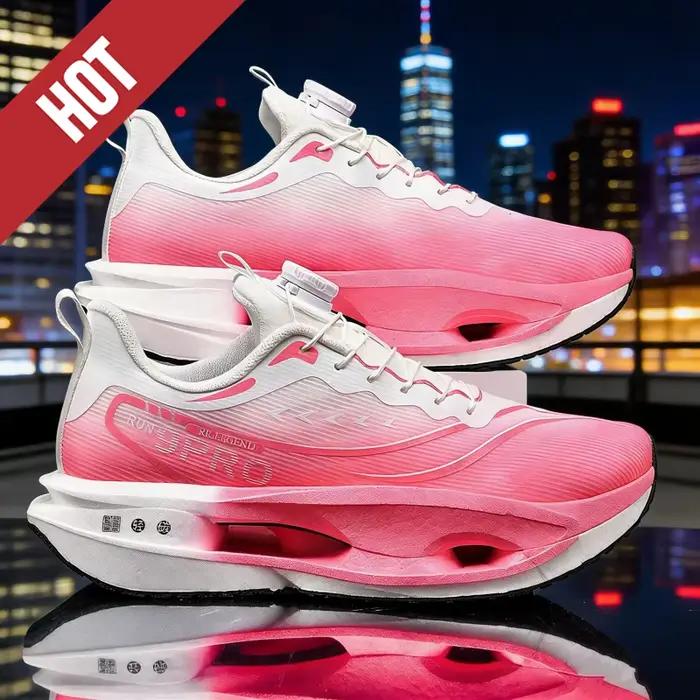 Chaussures de course avec plaque en carbone
