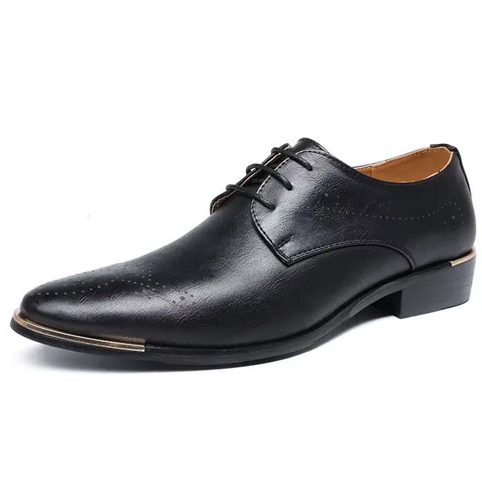 2020New hommes chaussures habillées mode Oxford
