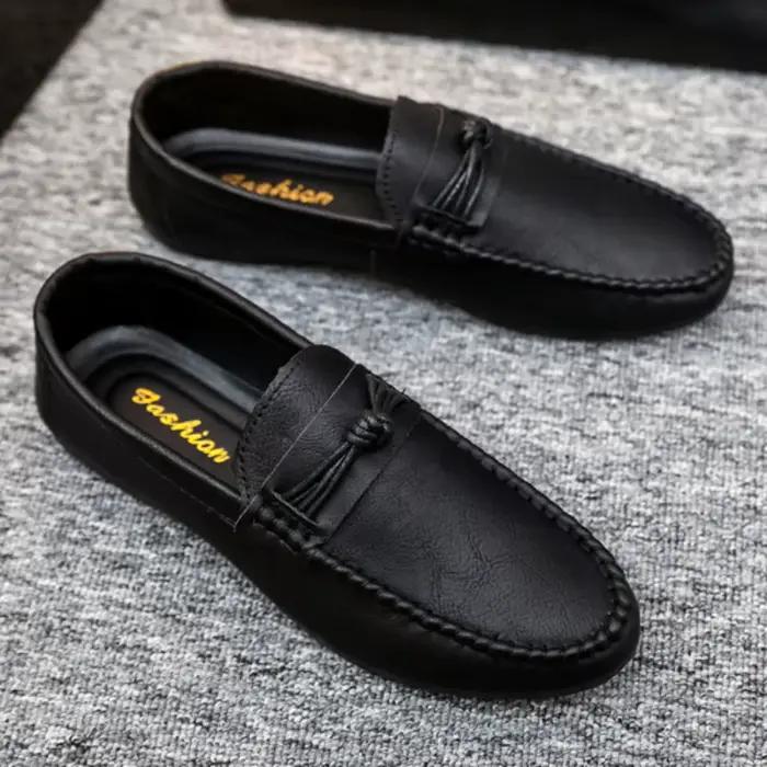 Chaussures en cuir décontractées pour hommes