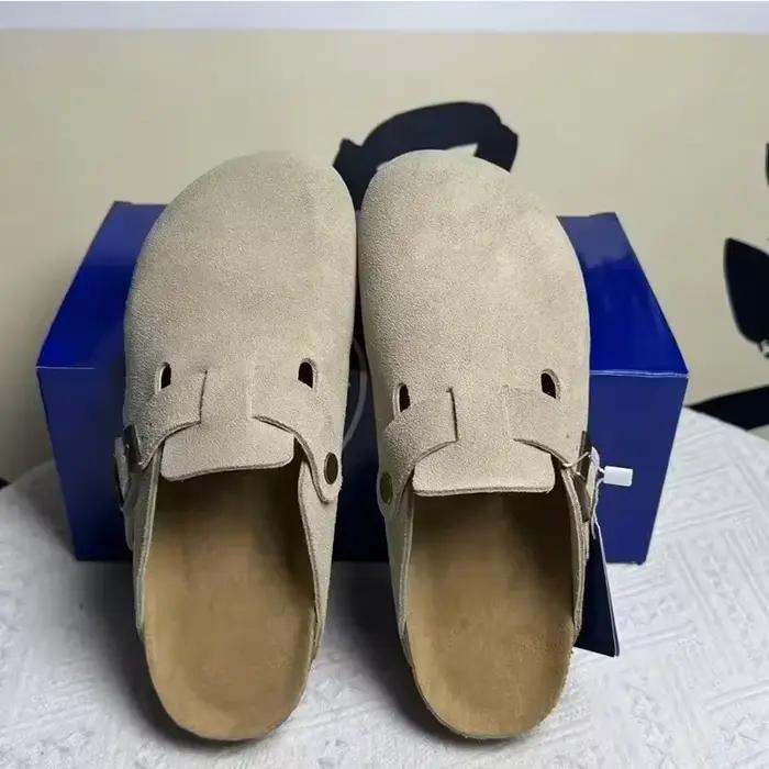 Nouvelles Sandales en Cuir Tendance 2026 pour Hommes et Femmes – Chaussures de Plage Rétro Décontractées Confortables Antidérapantes pour Printemps et Automne