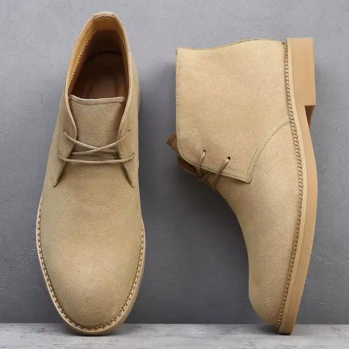 Bottes Chelsea en daim pour hommes bout pointu ajustement parfait confortable pour homme occassions formelles et sociales