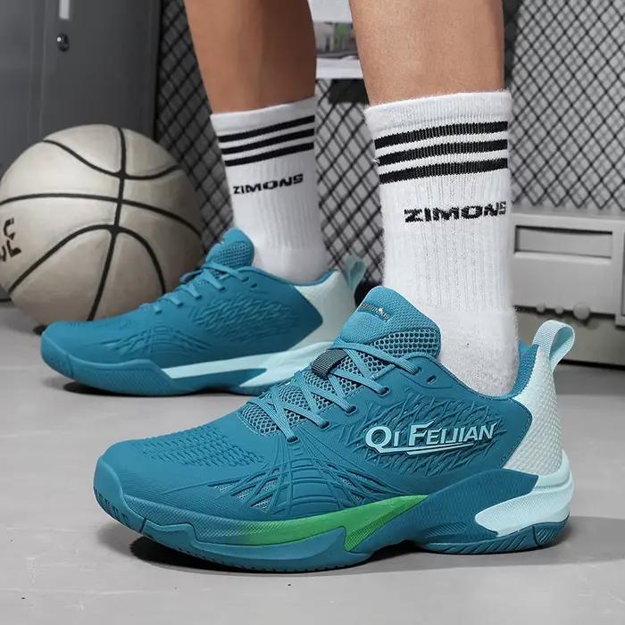 Chaussures de tennis Noiefos polyesters avec massage et maille aérée pour hommes grandes tailles occasions sportives et fitness