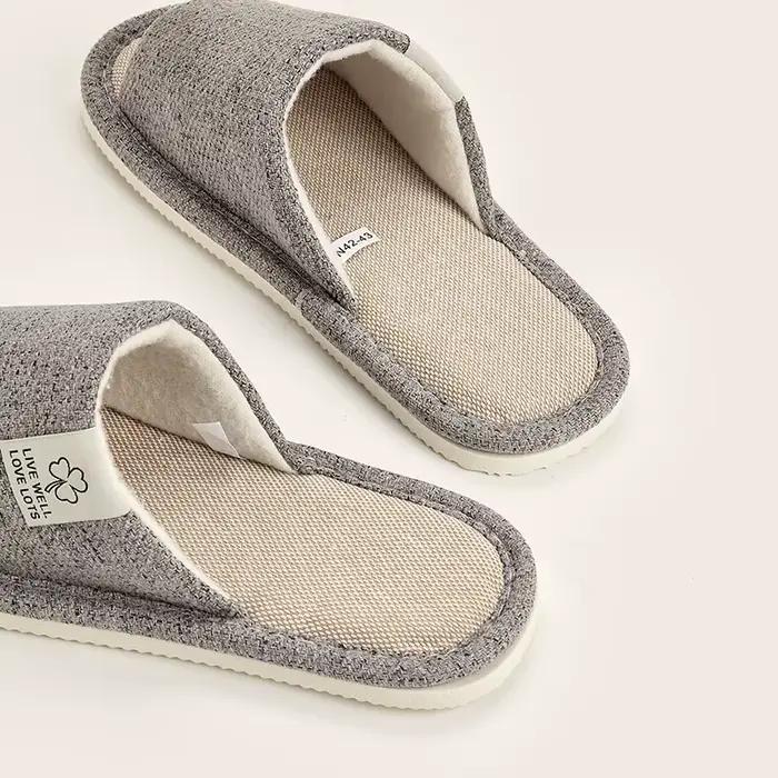Pantoufles en lin pour hommes