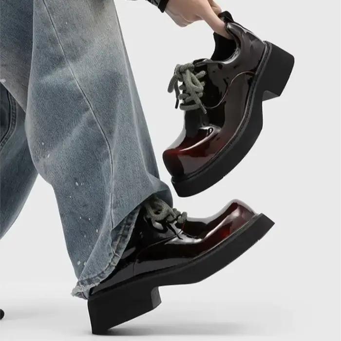 Nouvelles chaussures Derby décontractées pour hommes 2026