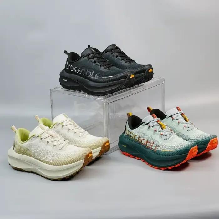 Chaussures de sport de luxe pour hommes et femmes, chaussures de trail design, baskets antidérapantes unisexes, chaussures de sport d'extérieur pour couples