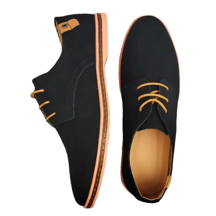 Oxford-Chaussures décontractées en daim pour hommes