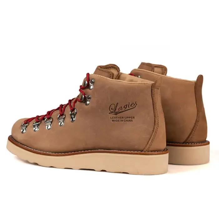 Bottines vintage en cuir pour hommes – Chaussures d'alpinisme rétro