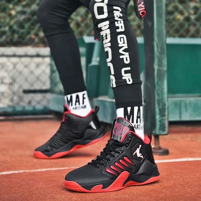 Chaussures de basket-ball respirantes coordonnantes pour hommes et femmes