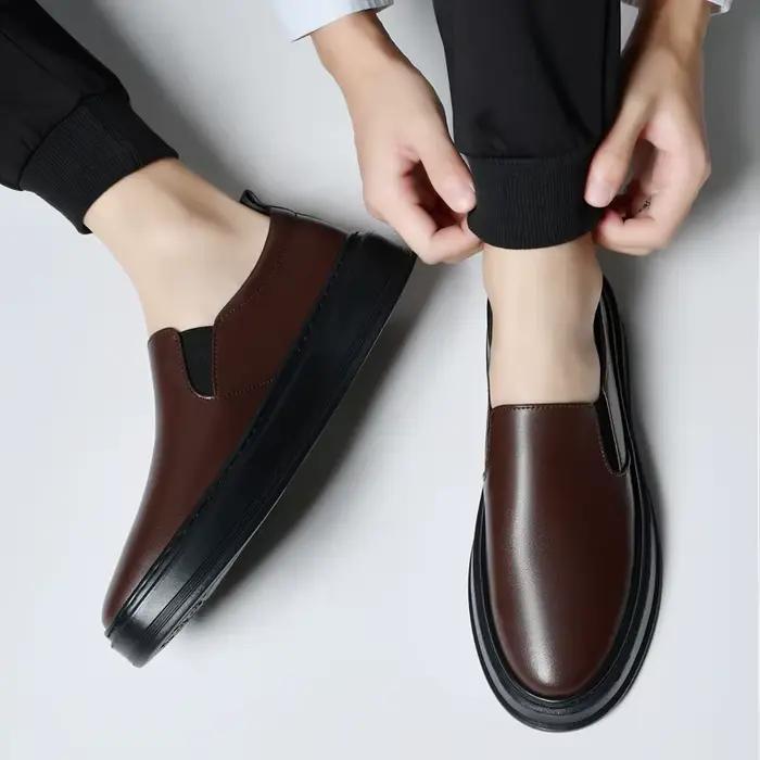 Semelle souple mocassin confortable chaussures décontractées