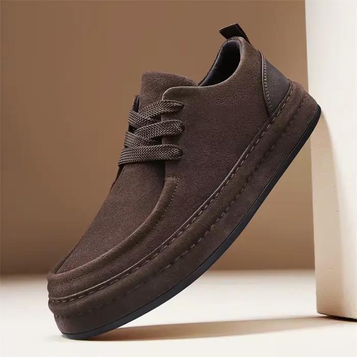 Chaussures décontractées en cuir pour hommes