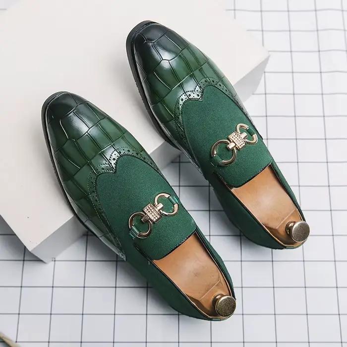 Mocassins en cuir à la mode italienne pour hommes