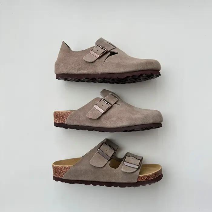 Sandales en cuir tendance pour hommes et femmes