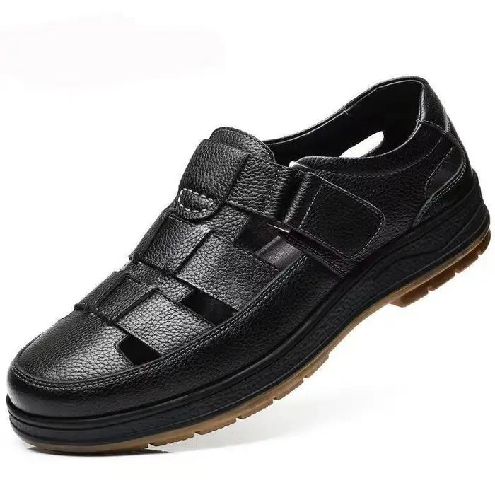 Chaussures d'été en cuir pour hommes