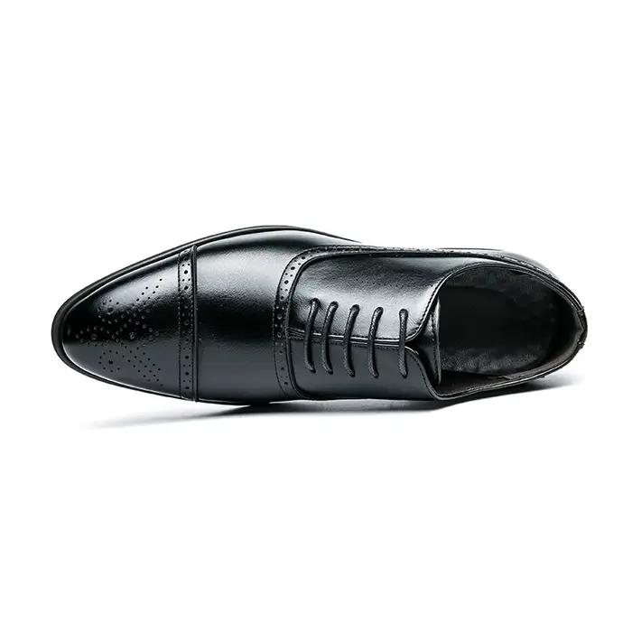 Oxfords hommes chaussures semelle rouge mode affaires décontracté fête Banquet quotidien rétro sculpté à lacets