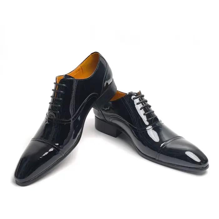 ChimMen-Chaussures en cuir Danse etées faites à la main