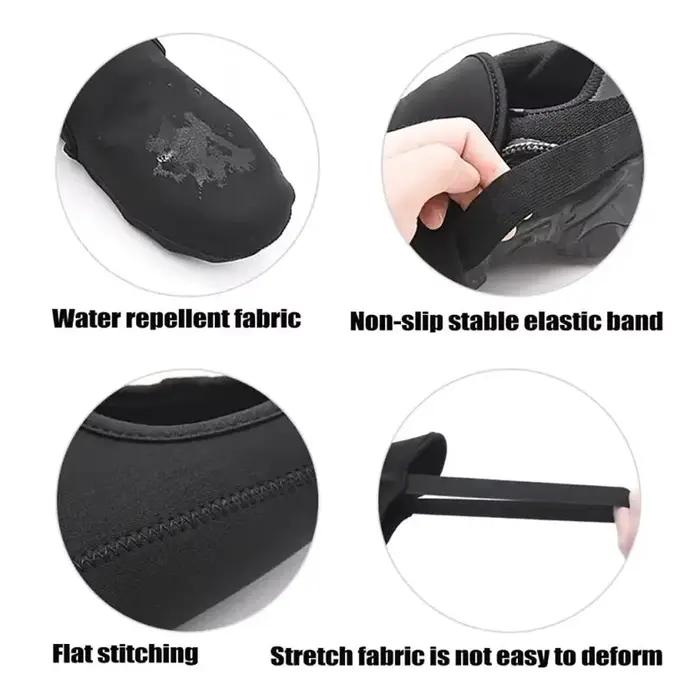 Couvre-chaussures de cyclisme couvre-chaussures de vélo de route vtt couvre-chaussures imperméables protecteurs chauds couvre-orteils de cyclisme couvre-chaussures de vélo d'hiver