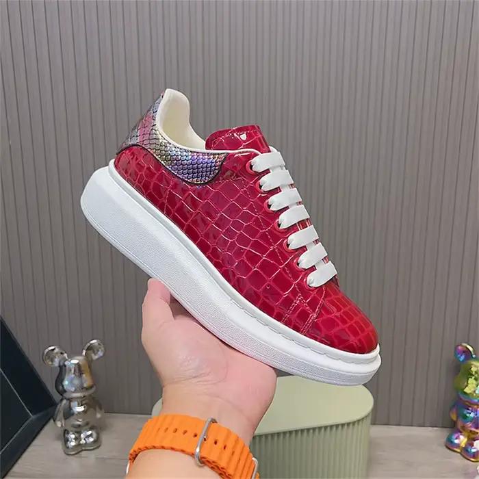 Mocassins à plateforme en cuir véritable pour hommes, baskets décontractées, marron, marque de luxe, chaussures noires