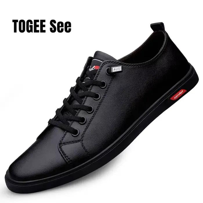 Marque de luxe chaussures pour hommes nouveau cuir véritable à la main Oxford chaussures en plein air respirant hommes baskets concepteur mâle chaussures décontractées