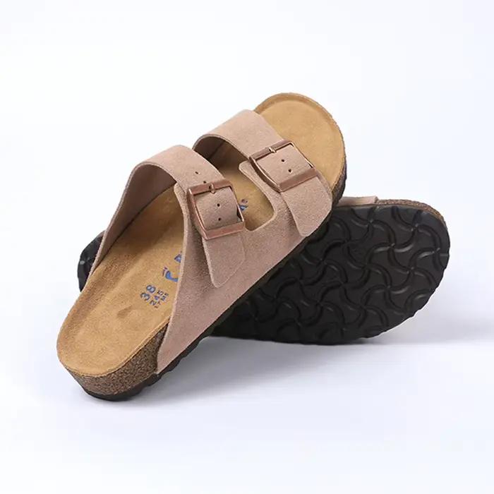Sandales Boston modernes à boucle tendance pour femmes et hommes – Chaussures d'été polyvalentes à semelle souple