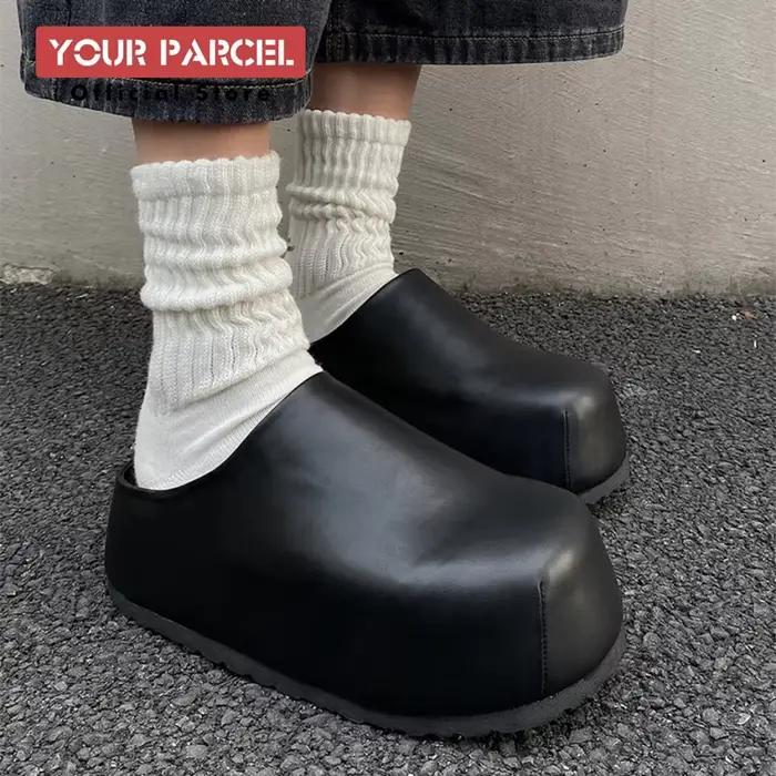 Chaussures en cuir Boken noir pour hommes