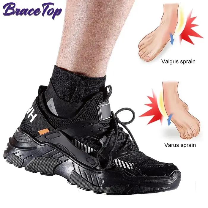 Support de compression pour le sport, 1 pièce, stabilisateur de rinçage, orthèse tendon oto instituts sangle pied entorse blessure ronde basket-ball football