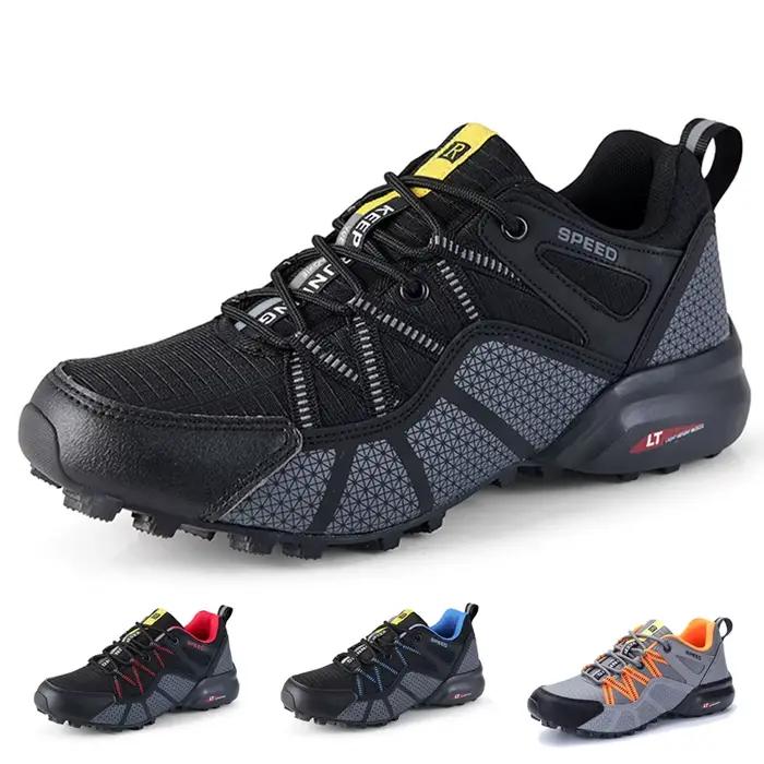 Chaussures de randonnée légères en coton pour homme et femme, imperméables, respirantes, grandes tailles, pour randonnée, camping et activités de plein air