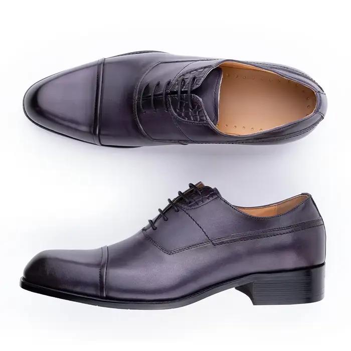 Oxfords chaussures habillées Pour hommes en cuir élégant mariage formel Soulier Pour Homme Classique à lacets Zapatos Hombre Sapato Masculino