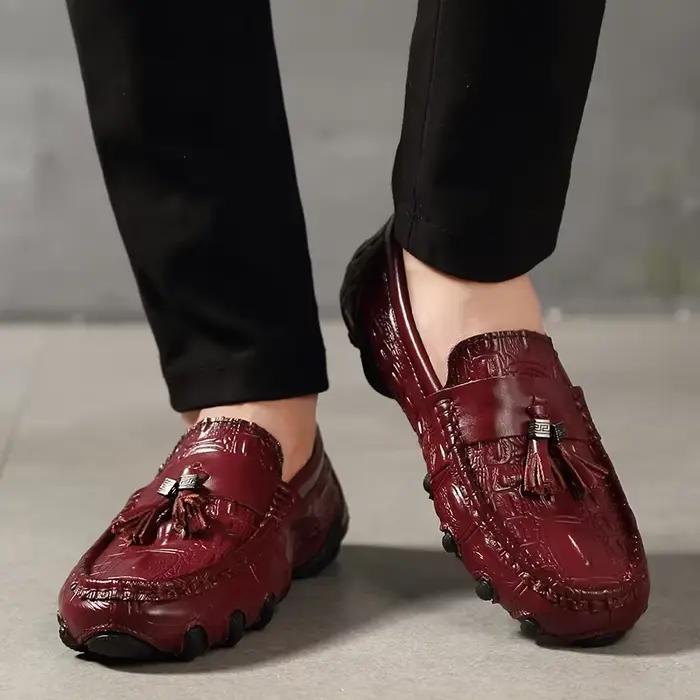Mocassins de luxe pour hommes chaussures décontractées