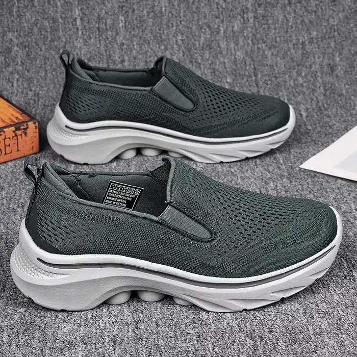 Chaussures de marche pour hommes automne nouveaux personnes âgées grande taille léger antidérapant quotidien
