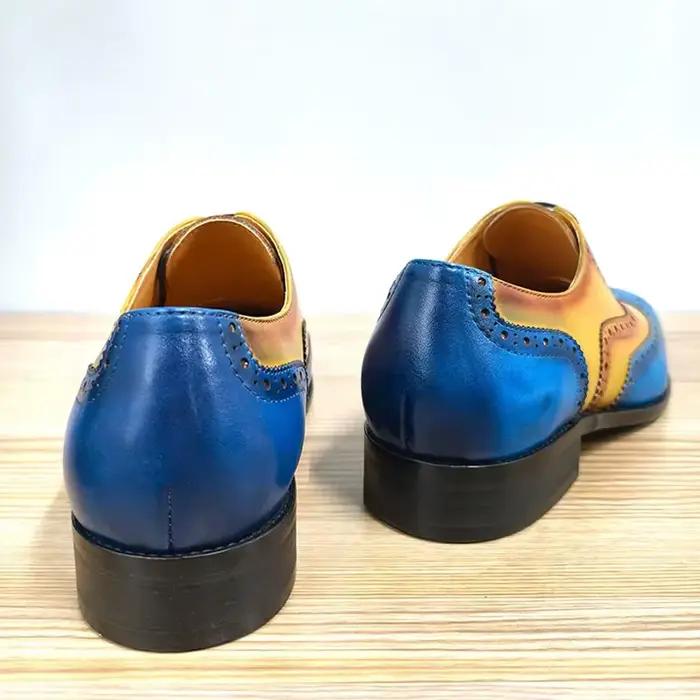 Chaussures Brogue de Luxe en Cuir group pour Homme