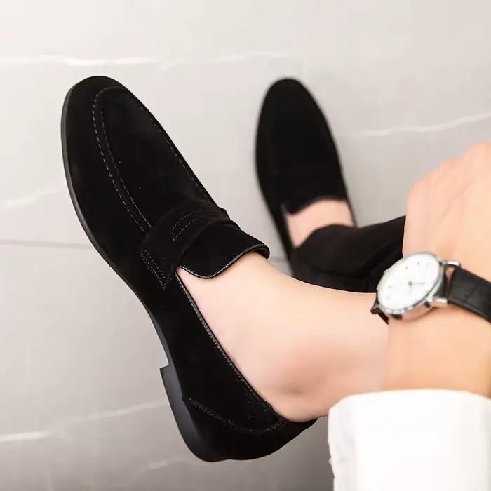 Chaussures Oxfords en Cuir Suédé pour Homme