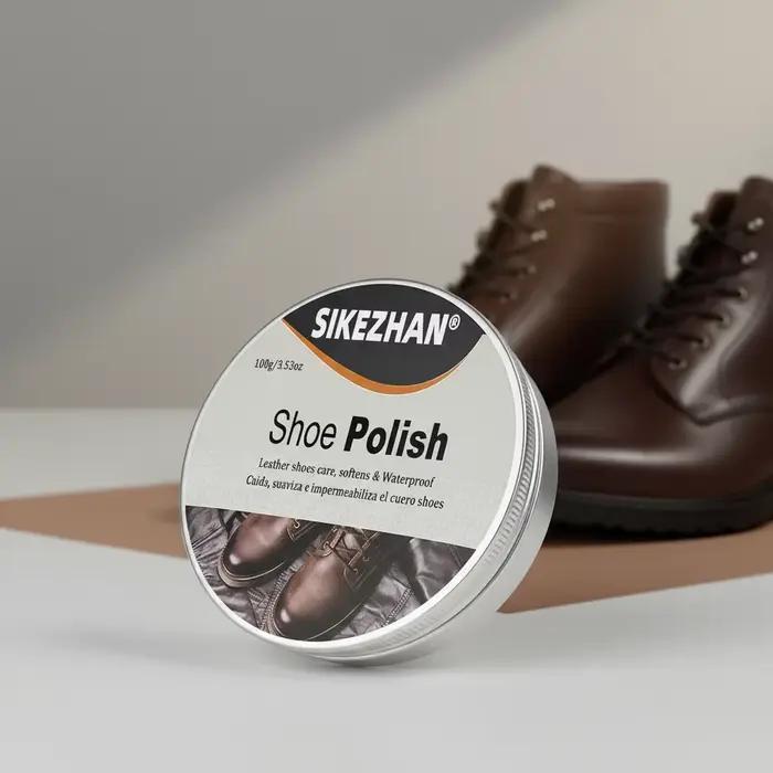 Crème de polissage professionnelle pour chaussures en cuir