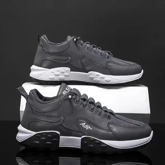 Semelle épaisse hommes baskets mode homme chaussure polyvalente vulcanisée