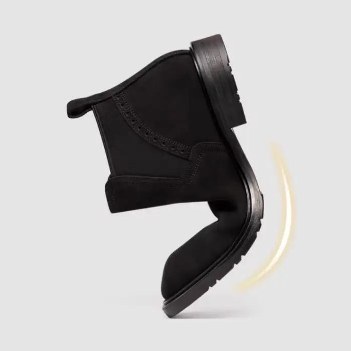 Bottes Chelsea classiques de style vintage pour hommes ; simples et élégantes