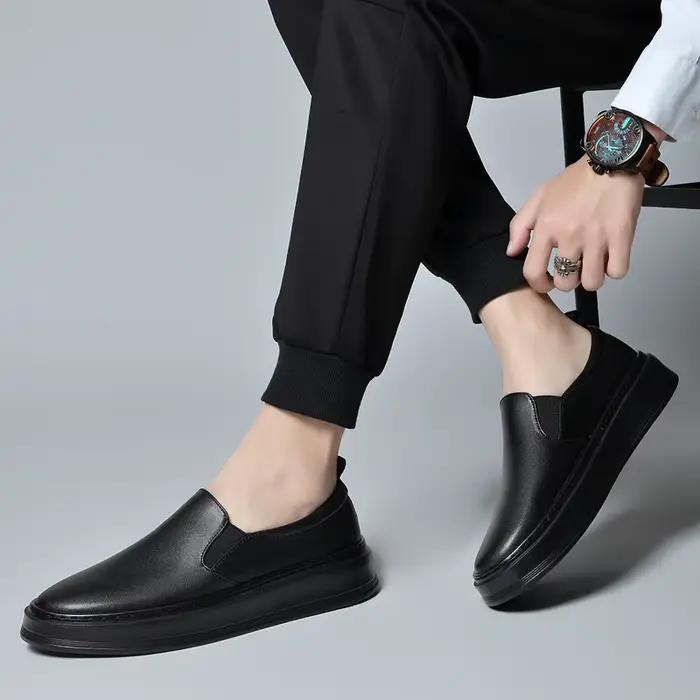 Semelle souple mocassin confortable chaussures décontractées