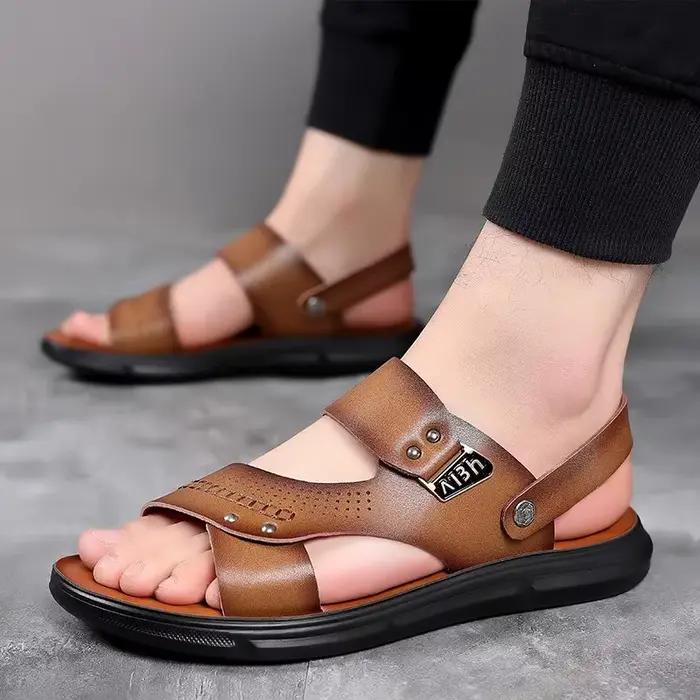 Sandales décontractées à fond souple pour hommes
