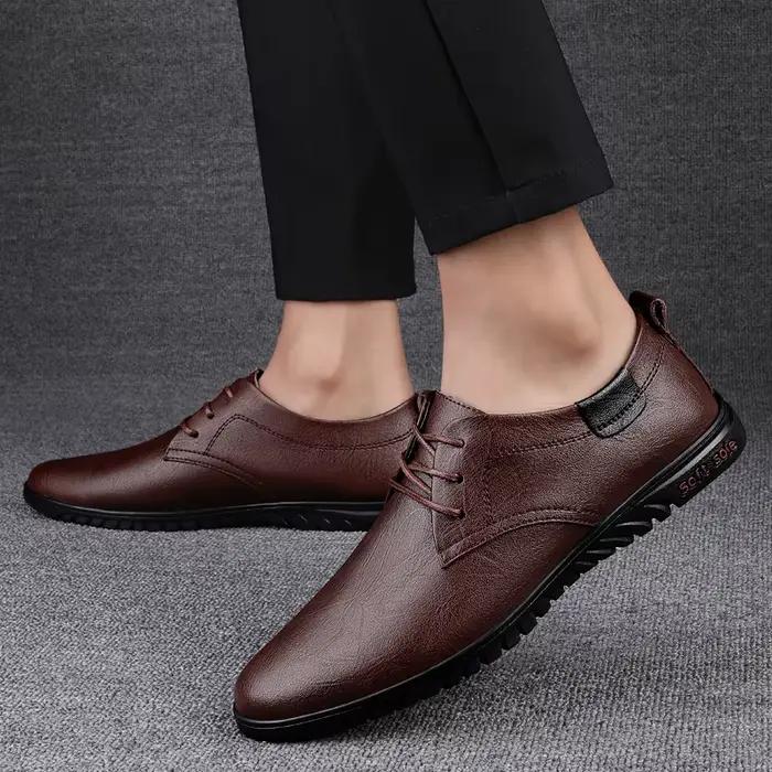 Chaussures Oxford à semelles souples pour hommes