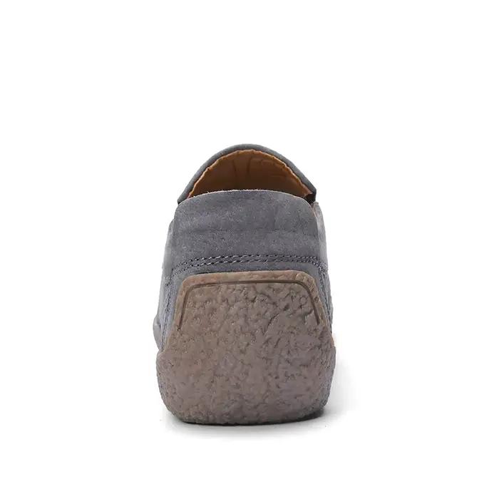 Hommes mocassins haute qualité sans lacet chaussures décontractées en cuir à semelles épaisses