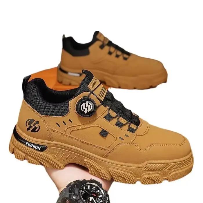 Chaussures d'été décontractées pour hommes en cuir confortables et souples, baskets pour homme, chaussures de marche, chaussures de randonnée, chaussures d'activités estivales, chaussures pour homme occasions spéciales