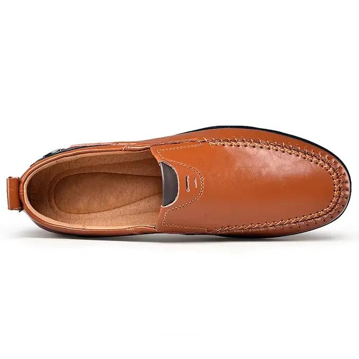 Chaussures faites à la main en cuir