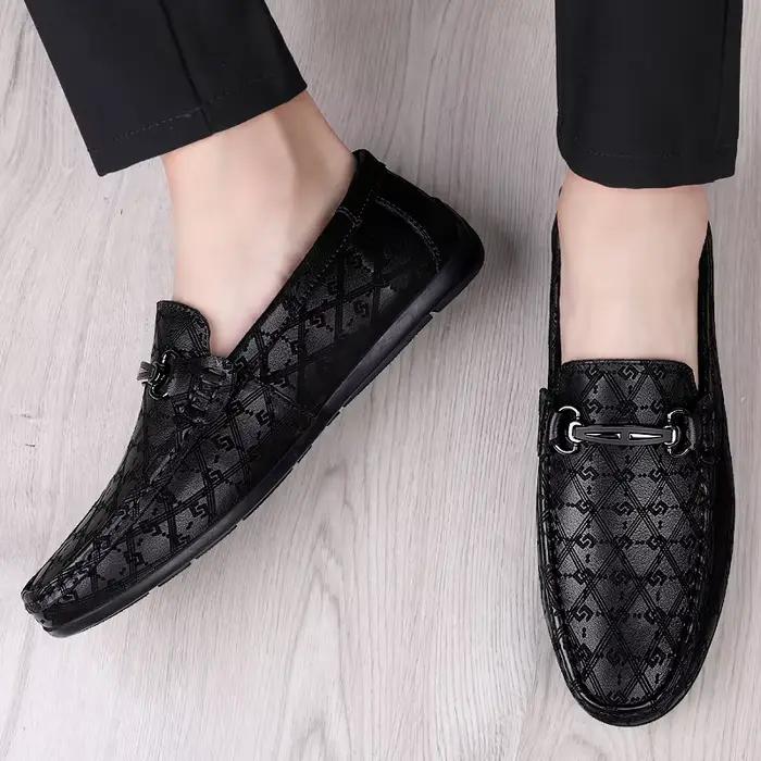 Nouveaux Mocassins Noirs 2026 pour Hommes – Chaussures en Cuir de Haute Qualité