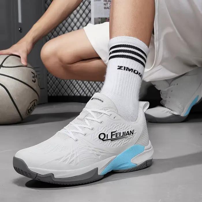 Chaussures de tennis Noiefos polyesters avec massage et maille aérée pour hommes grandes tailles occasions sportives et fitness