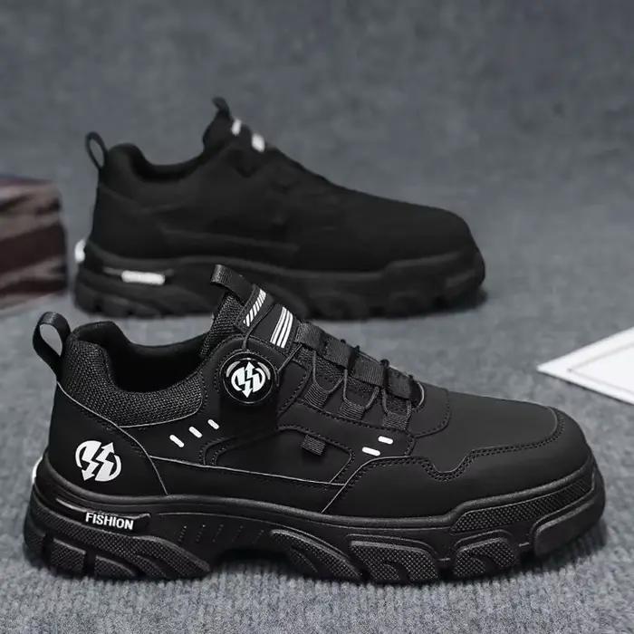 Chaussures d'été décontractées pour hommes en cuir confortables et souples, baskets pour homme, chaussures de marche, chaussures de randonnée, chaussures d'activités estivales, chaussures pour homme occasions spéciales
