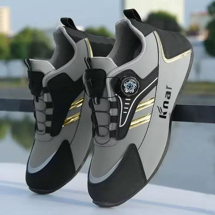 Chaussures de sport décontractées pour hommes avec boucle rotative – Semelles confortables