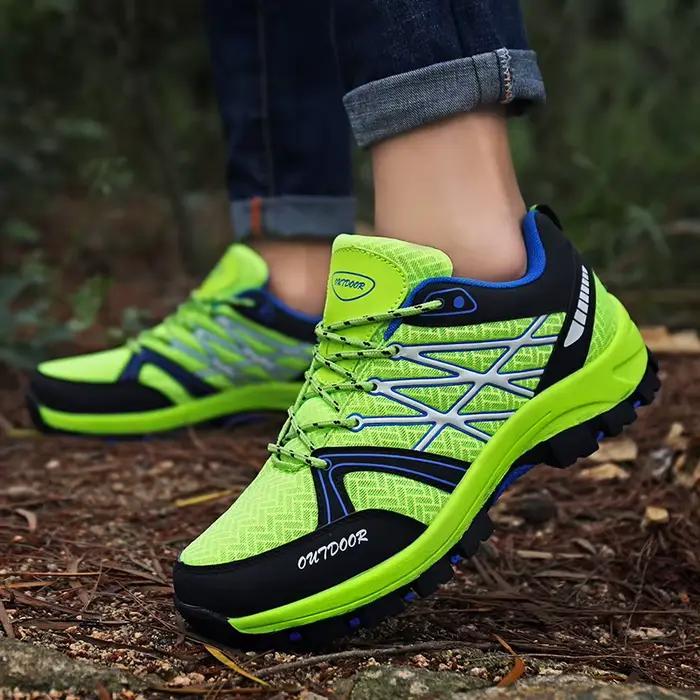 Chaussures de randonnée homme en maille respirante pour plein air chasse pêche montagne équitation sport occasionnellement imperméables et ventilées