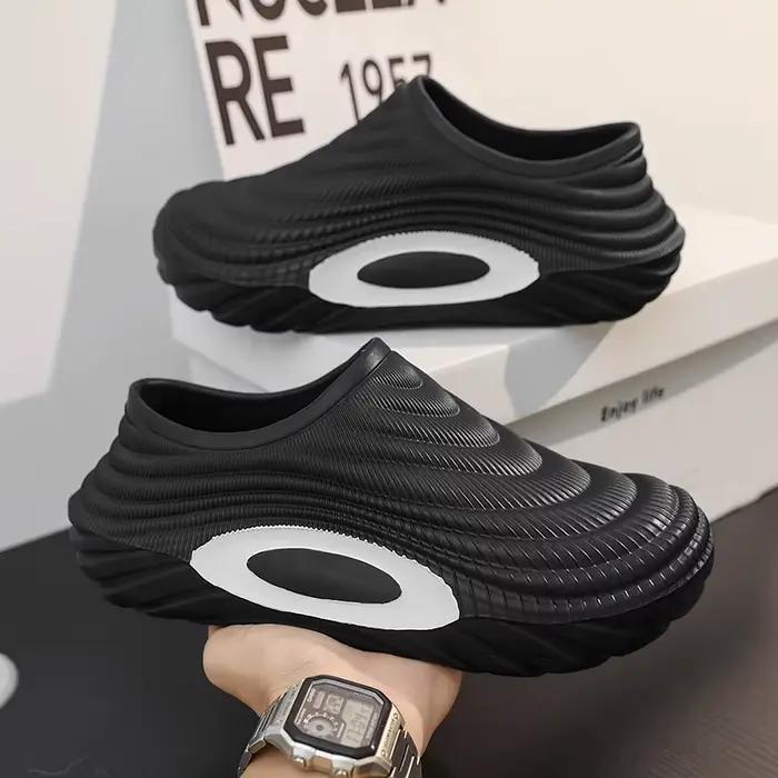 Baotou pantoufles pour hommes 2025 nouveau modèle antidérapant Anti-odeur sport extérieur sandales imperméables chaussures de travail de cuisine